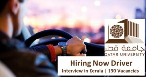 Driver Jobs in Qatar University